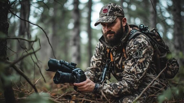 Canadian hunter carrying a non-restricted bolt-action rifle during whitetail deer season with PAL card in hand